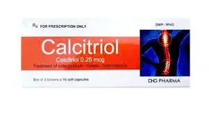 Calcitriol DHG (H/30v) – Viên nang mềm Vitamin D hoạt tính hỗ trợ loãng xương & hạ calci máu
